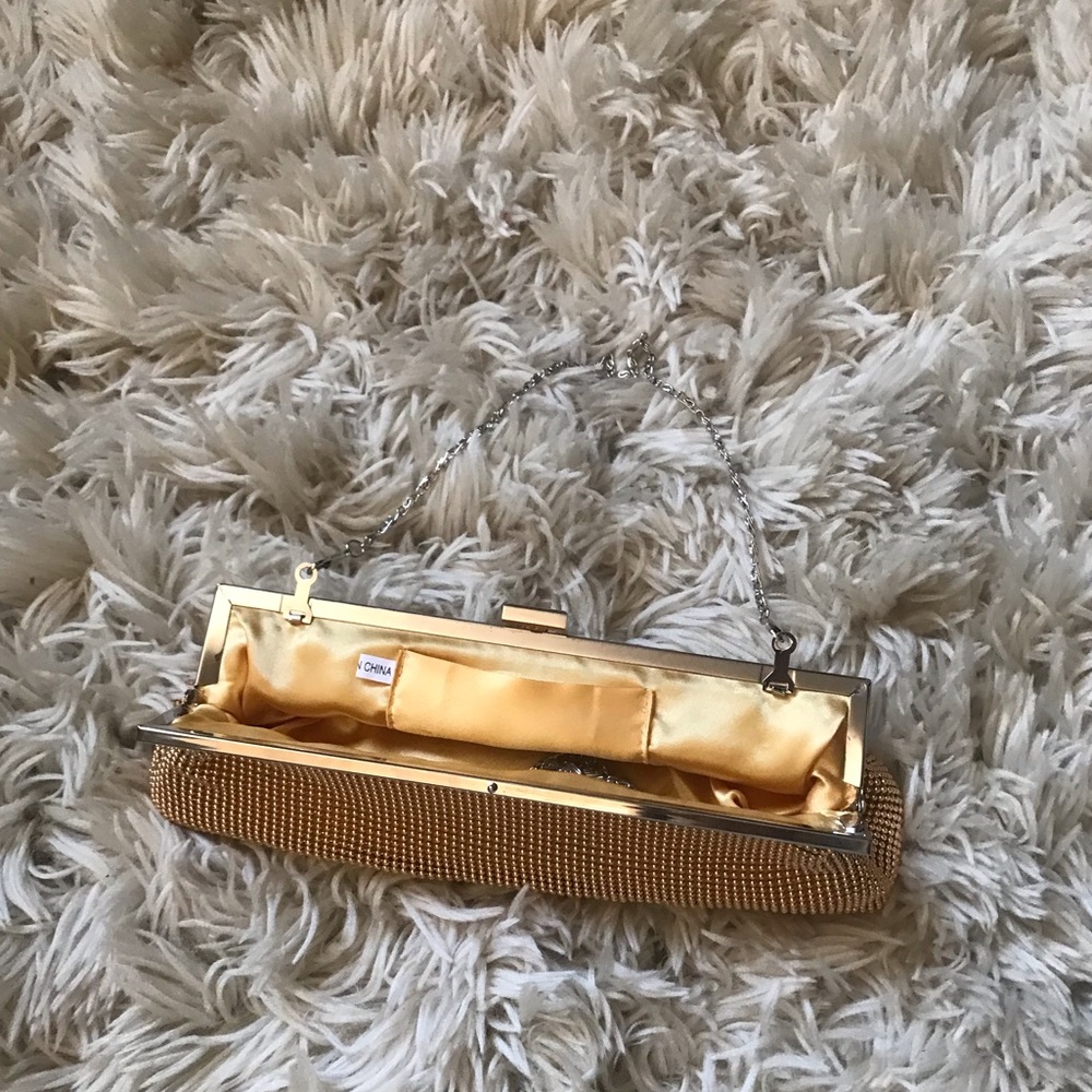 Gold Clutch Bag